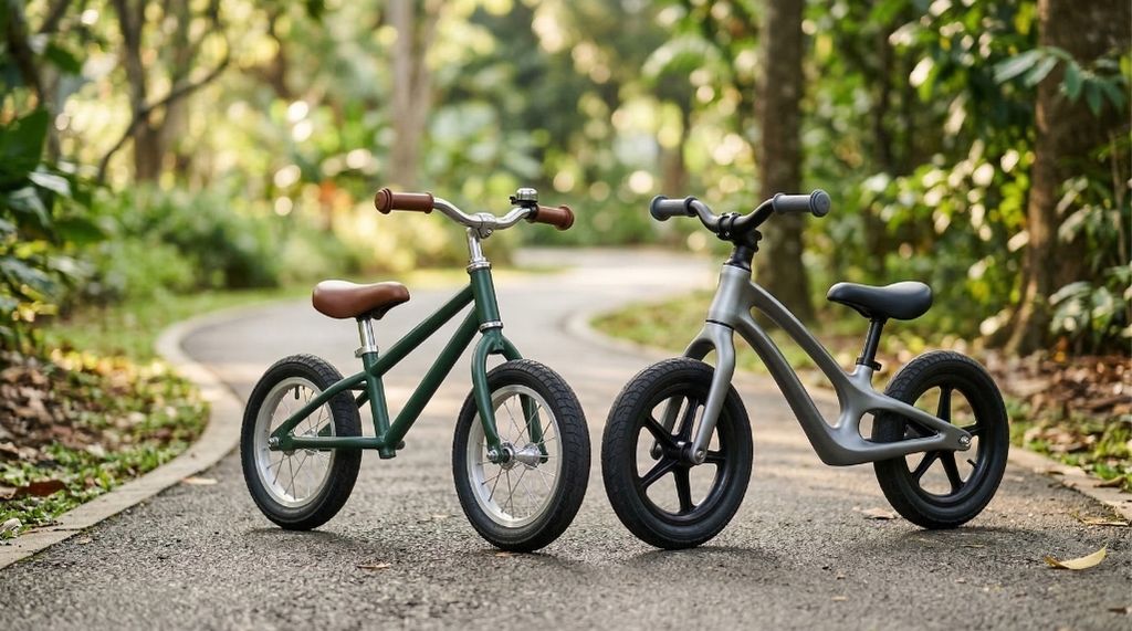 Magnesium vs Steel Balance Bike