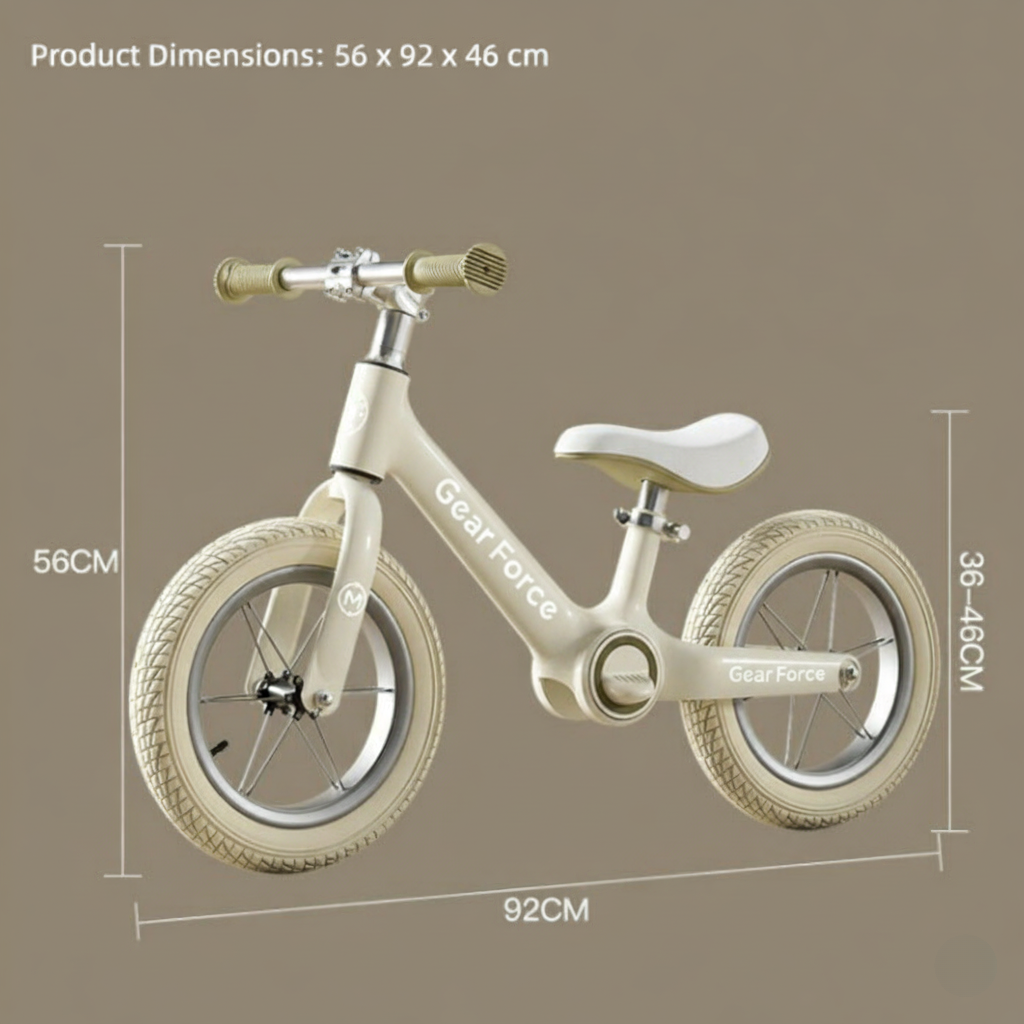 Gear Force 12-Inch Balance Bike dimensions