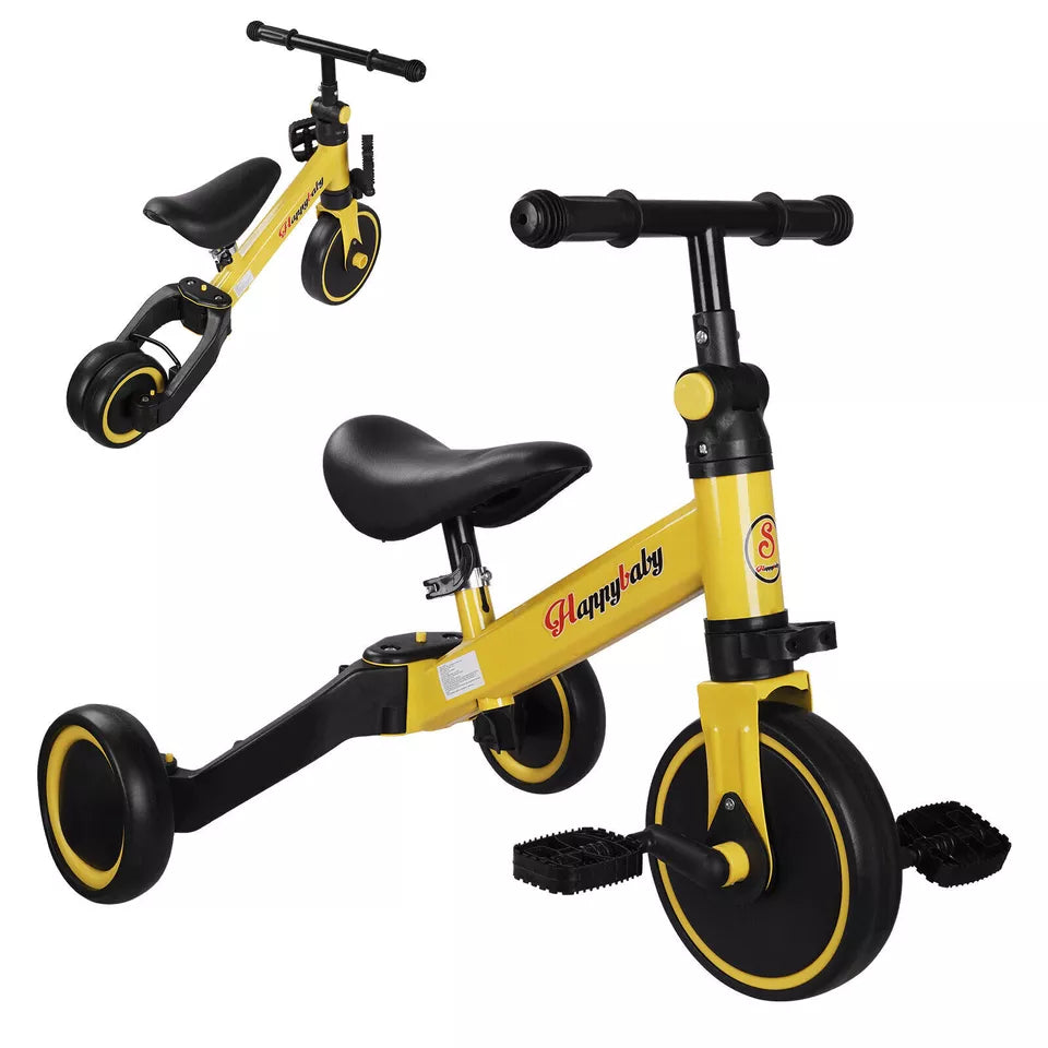 Toddler Balance Bike 3 in 1 Kids Tricycle