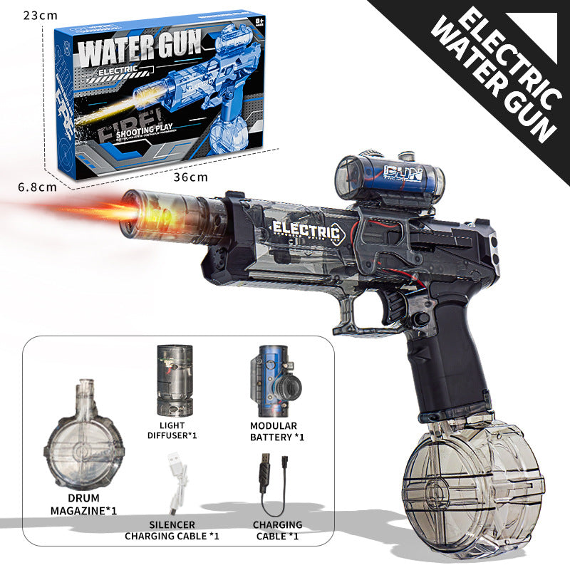 black electric water gun