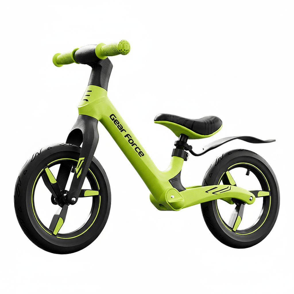 kids balance bike green