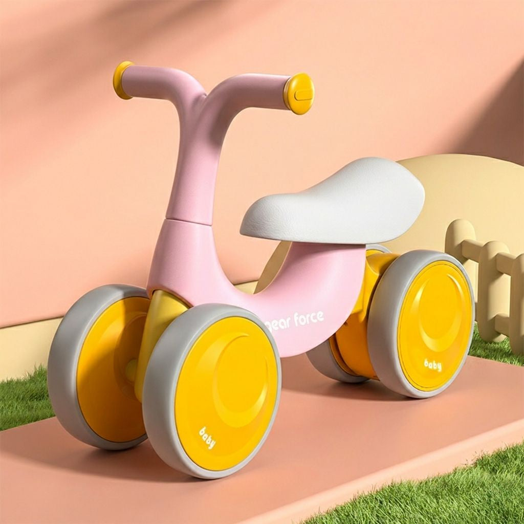 Baby Balance Bike 4 Wheels | Toddler Ride-On | Gear Force
