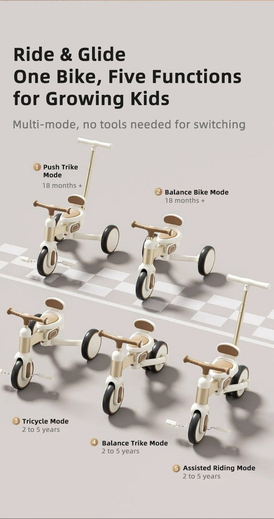 ride glide one bike five functions for growing kids