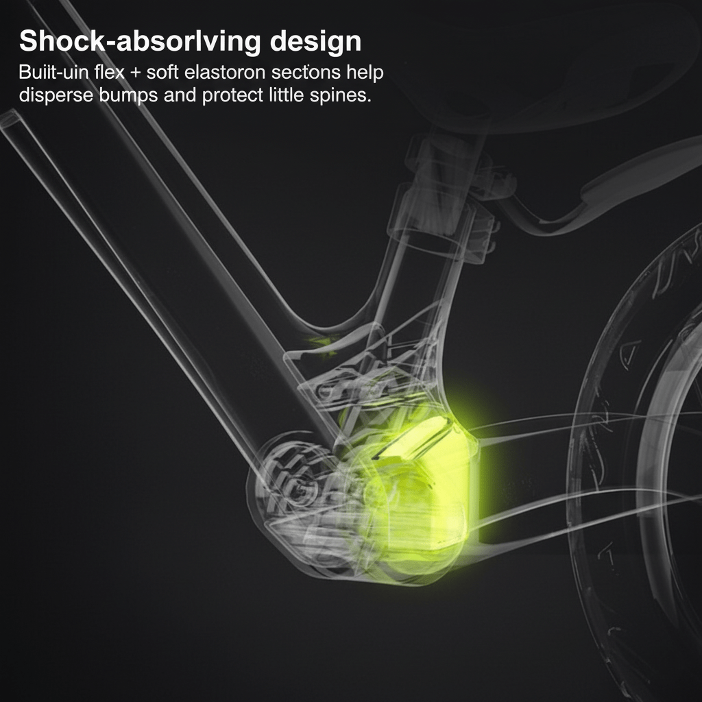 shock-absorbing on children’s balance bike